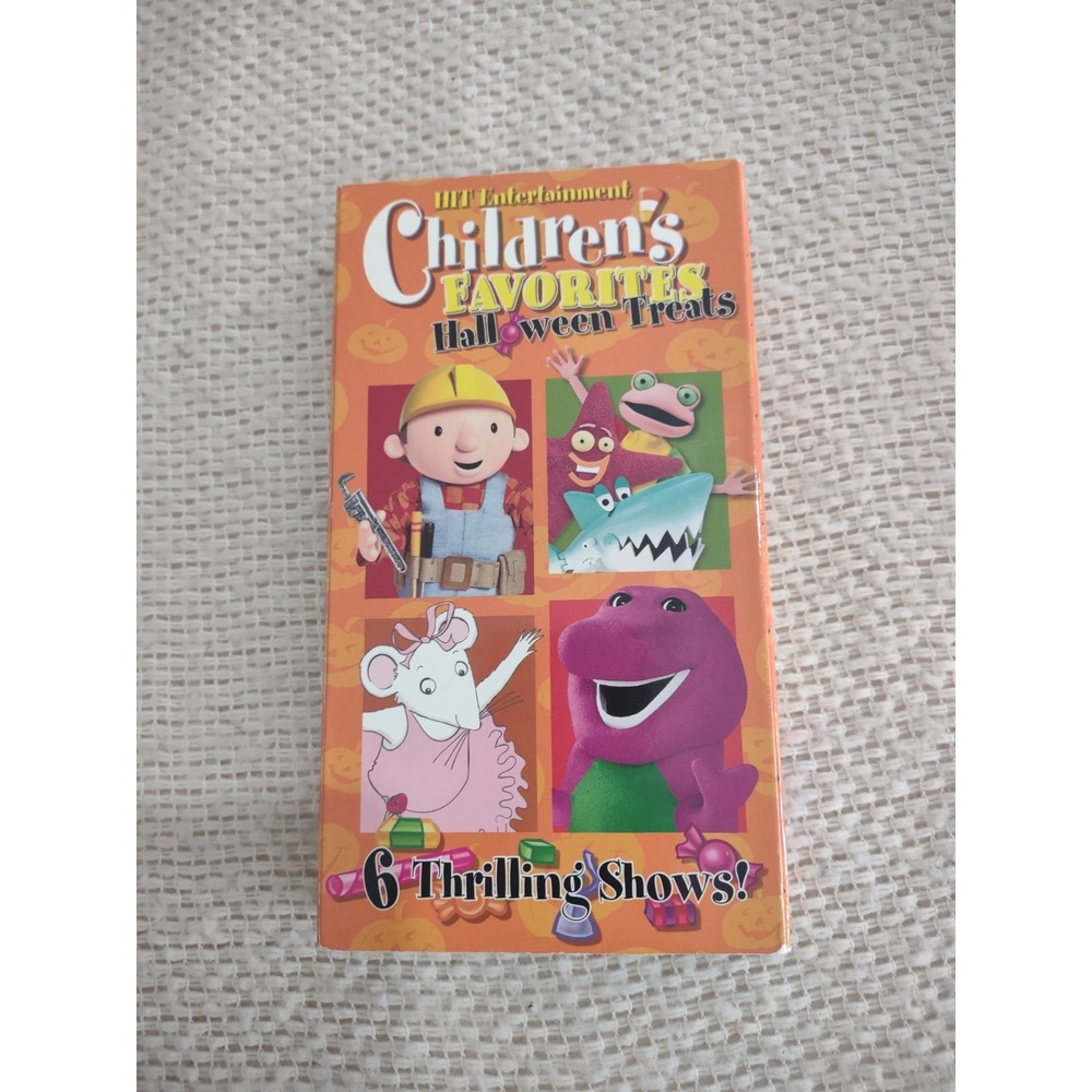 Halloween Treats VHS Barney Bob The Builder Angelina Ballerina Kipper Nostalgia